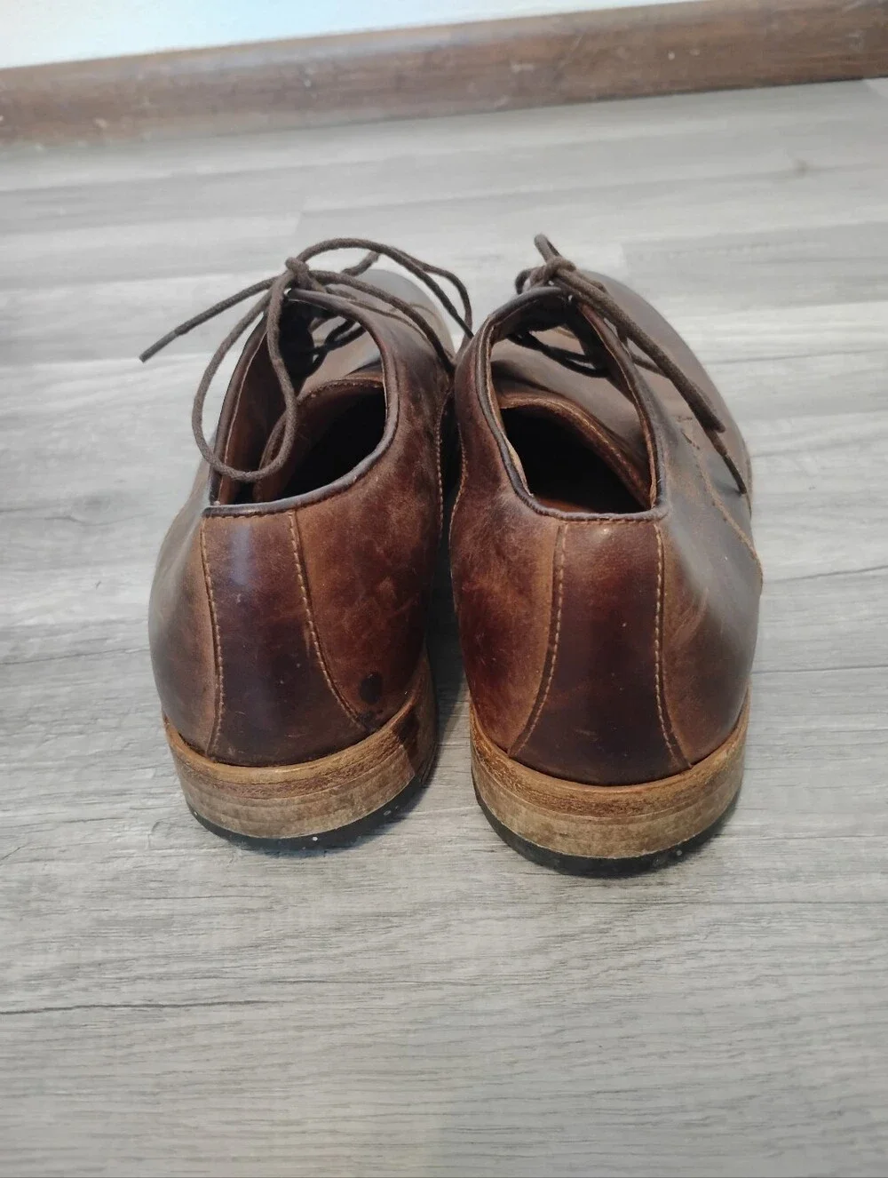 Johnston & Murphy Distressed Leather Formal Saddle Shoes